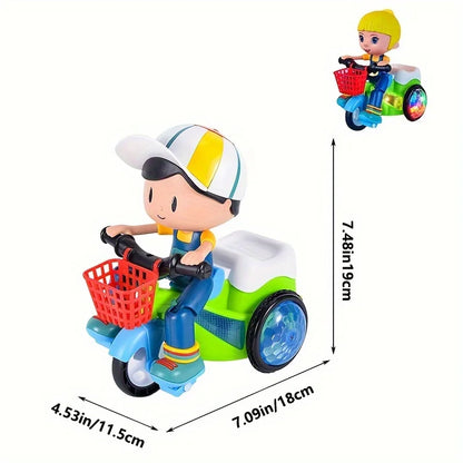Robot Spinning Tricycle Light Up Toy
