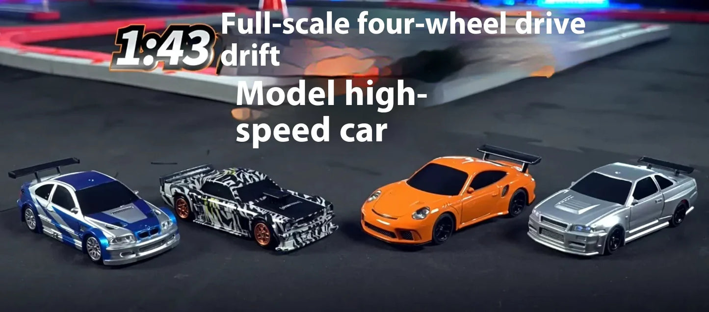Jiabaile With Gyroscope 1:43 Mini Four-Wheel Drive Drift Remote Control Car