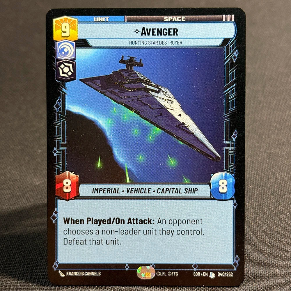Star Wars Unlimited Proxy Card Set – Red Command Series | Boba Fett, Bodhi Rook, DJ Tech, Aggression & Barrage | Casual Play & Display Avenger(040)