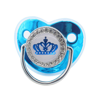 Baby Rhinestone Bling Pacifier Dummy Clip
