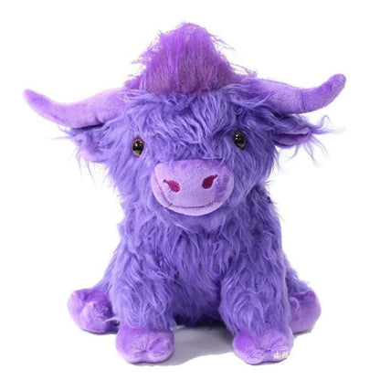 Plush Cute Highland Cow Stuffed Toy - 25cm