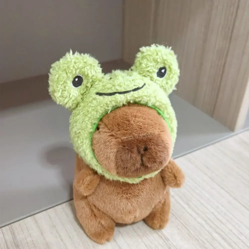 Plush Cute Capybara Stuffed Toy Hoodie with Wings - 12cm 3