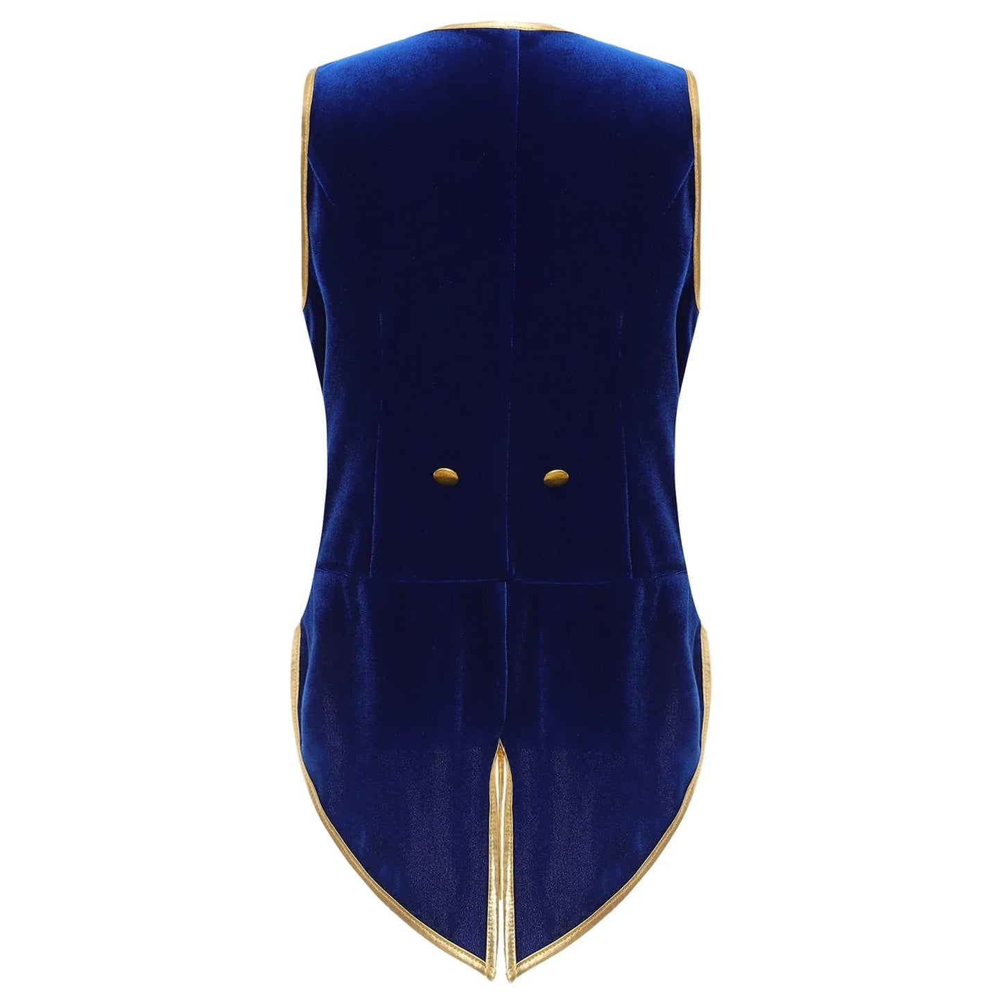 Boys Medieval Renaissance Tailcoat Vest Costume (Age 6-16YRS)