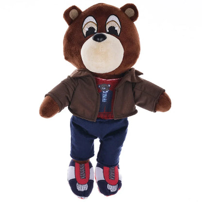 Plush Kanye Dropout Teddy Bear Stuffed Toy 25-28cm