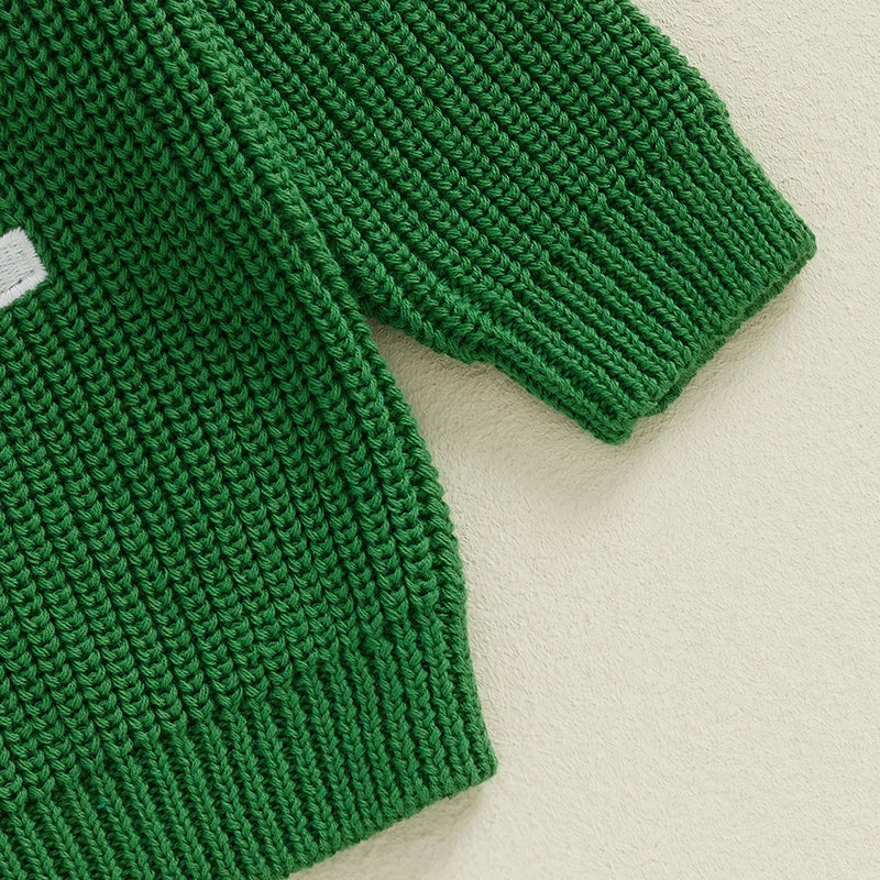 Baby/Toddler Christmas “Mini” Ribbed Jumper (Age Newborn-4YRS)