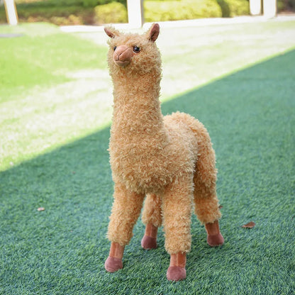 Large Alpaca Plush Stuffed Doll Llama Toy - 38-80CM