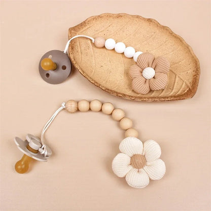 Baby Silicone Flower Pacifier Chain