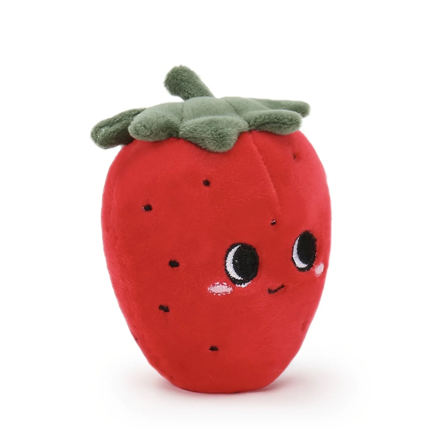Plush Red Strawberry Stuffed Toy - 10CM