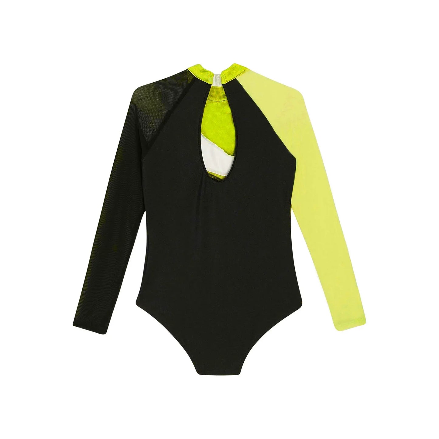 Girls Ballet Dance Leotard Gymnastics  Rhinestones Sheer Mesh Long Sleeve (Age 4-16 YRS)