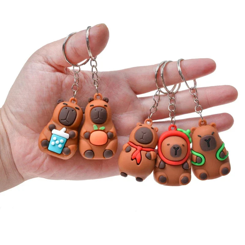 24-Piece Capybara, Stitch & Sanrio Set | Mini Keychain Collectibles | Blind Box
