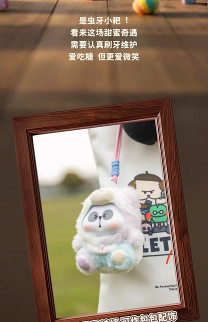 Genuine Mr.Pa Candy Series Blind Box Little Panda Candy Vinyl Face Doll Bag Pendant Mystery Box Kawaii Collect Toy Girl'S Gift