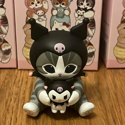 Mofusand x Sanrio Characters Vinyl Dolls – Finished Model Figures | Hello Kitty, Kuromi, My Melody & More