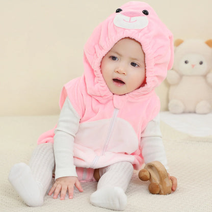 MICHLEY Spring Giraffe Baby Romper Bodysuit Sleeveless Newborn Clothes Infant Toddler Clothing Romper Halloween For Girl Boy