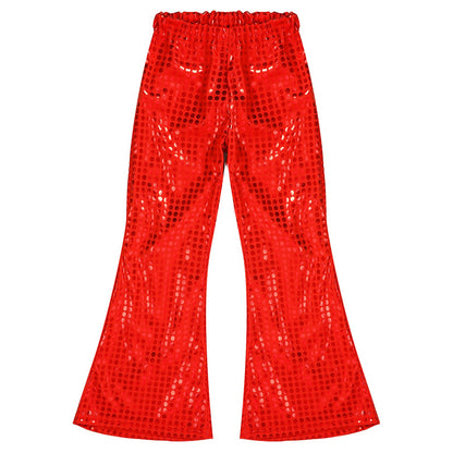 Kids Sequin Flared Trousers (Age 24M-16YRS)