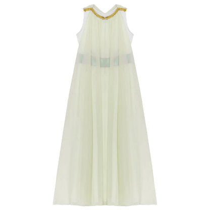 Girls Roman Grecian Athena Split Costume Dress (Age 6-16 YRS)