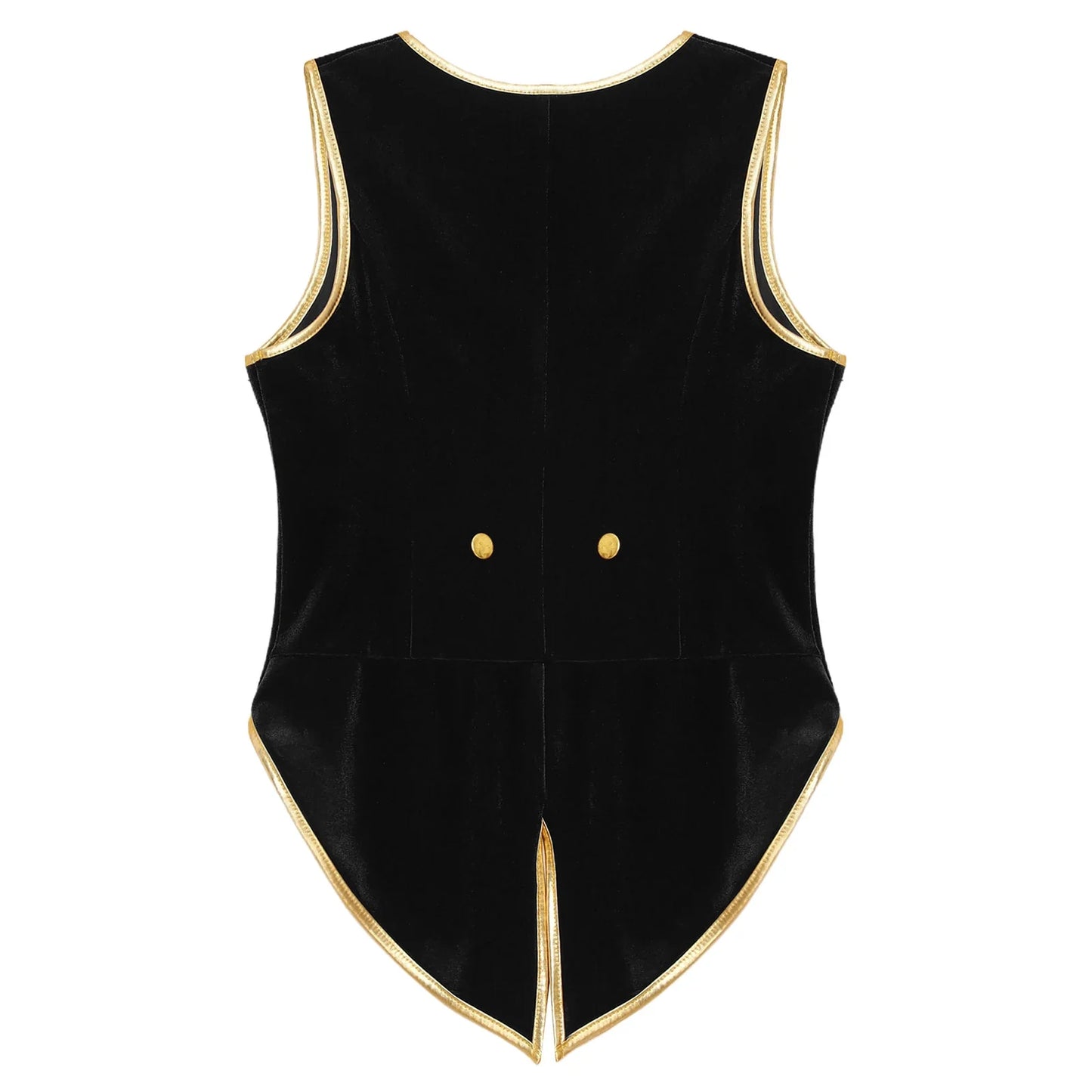 Boys Medieval Renaissance Tailcoat Vest Costume (Age 6-16YRS)