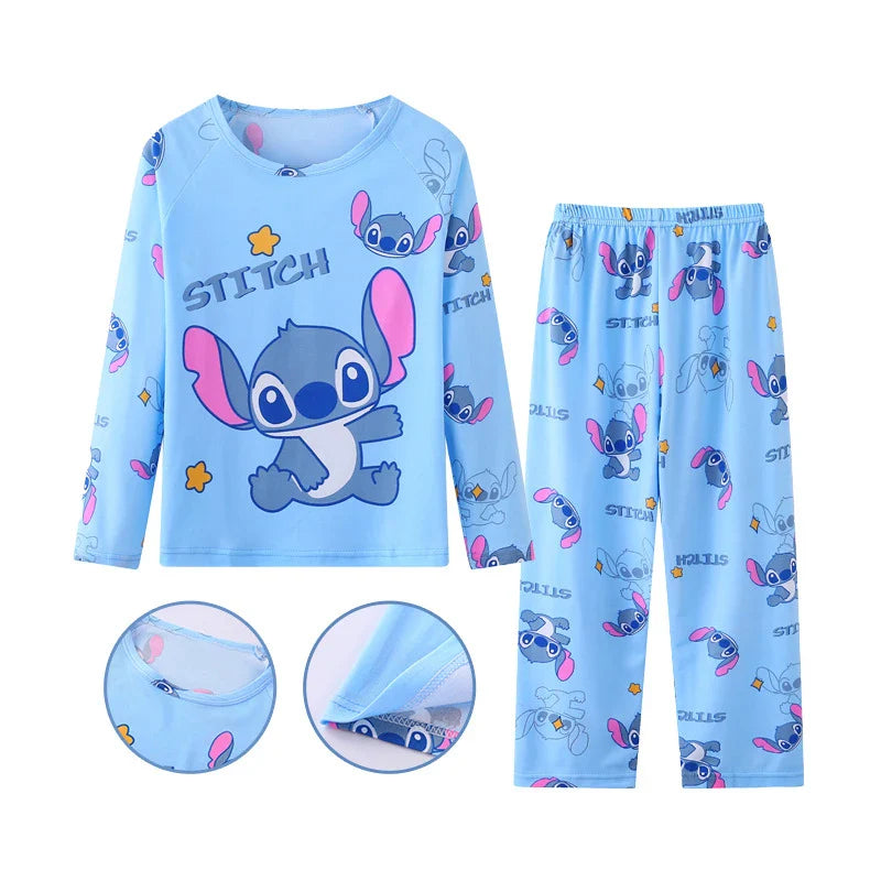 Kids Stitch Pyjamas (3-12 YRS) Blue