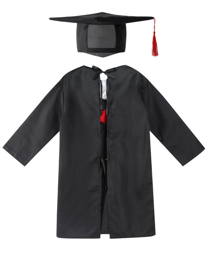 Kids Graduation Gown With Tassel Cap (Age 4-12YRS)