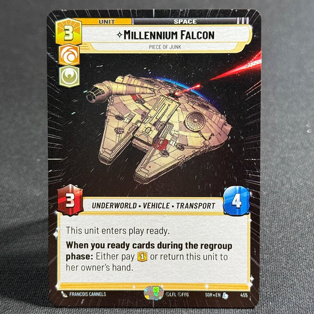Star Wars Unlimited Proxy Card Set – Red Command Series | Boba Fett, Bodhi Rook, DJ Tech, Aggression & Barrage | Casual Play & Display (455)