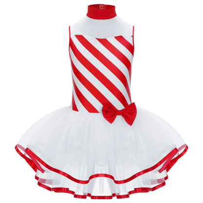 Girls Ballerina Fairy Prom Leotard Dress (Age 4-14 YRS)