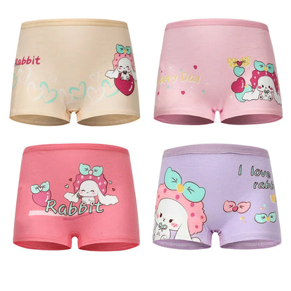 4 Piece - Girls Cotton Underwear 4 pieces 6
