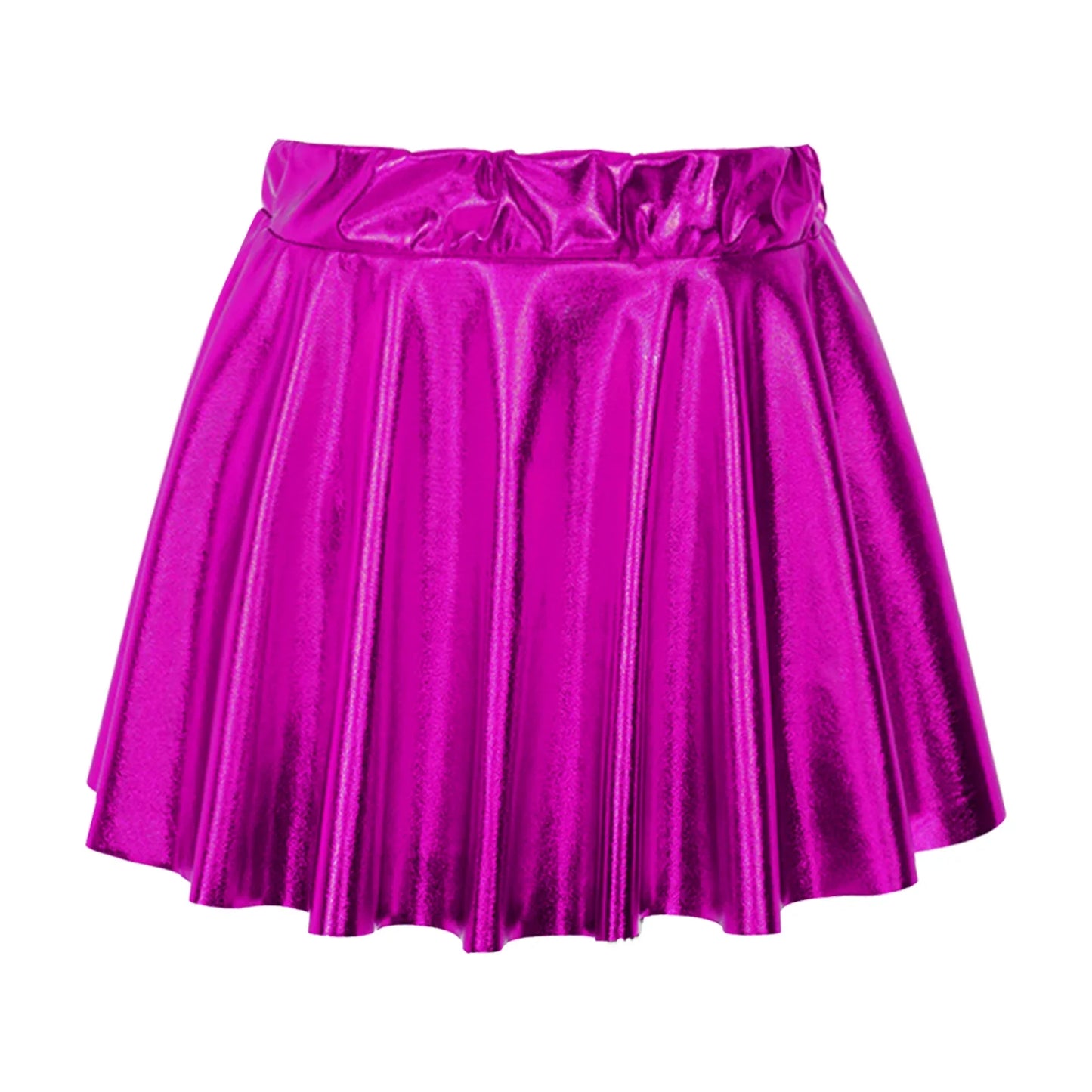 Girls Metallic Pleated Skirt (Age 2-16 YRS)