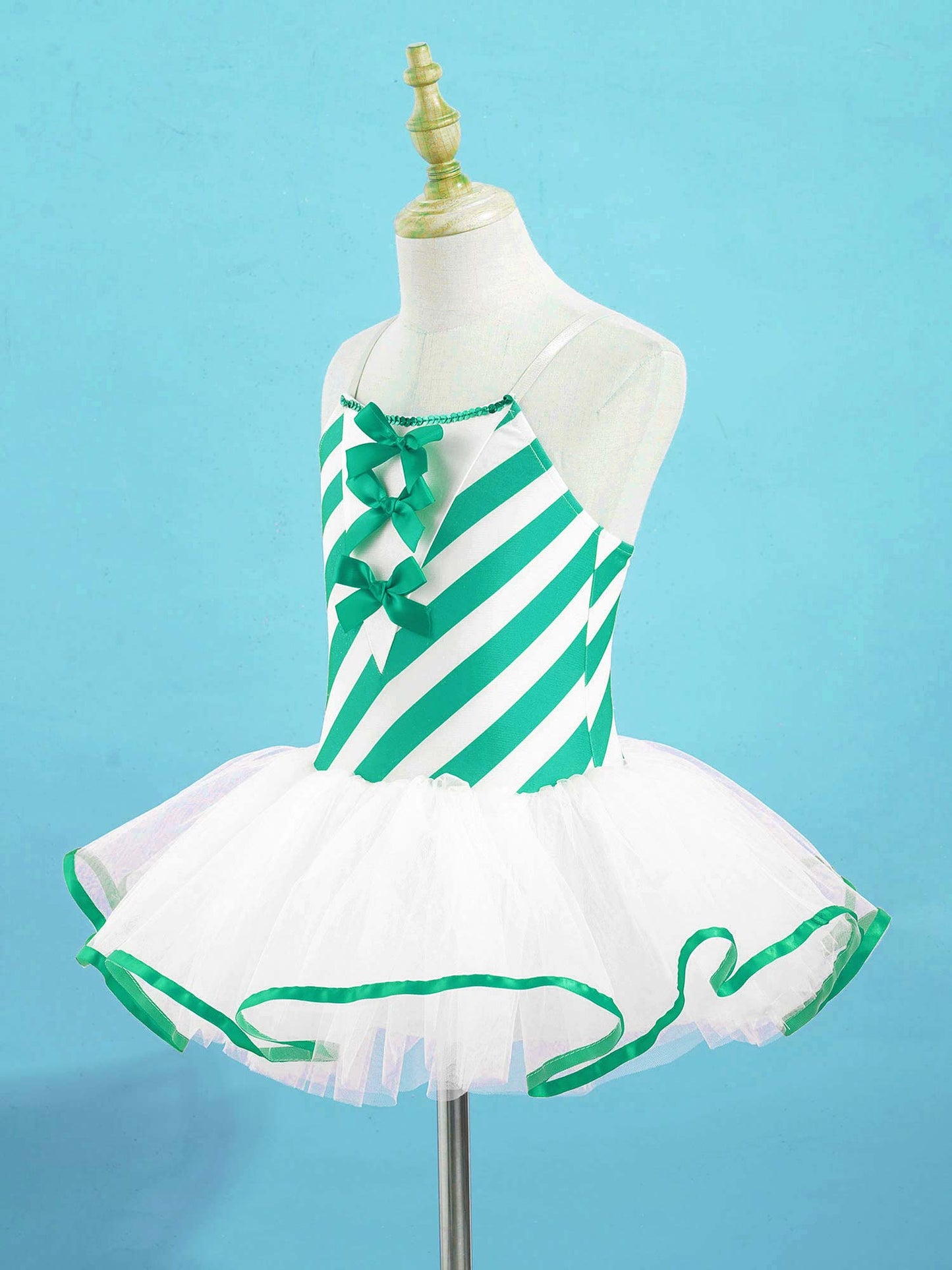 Girls Ballerina Fairy Prom Leotard Dress (Age 4-14 YRS)