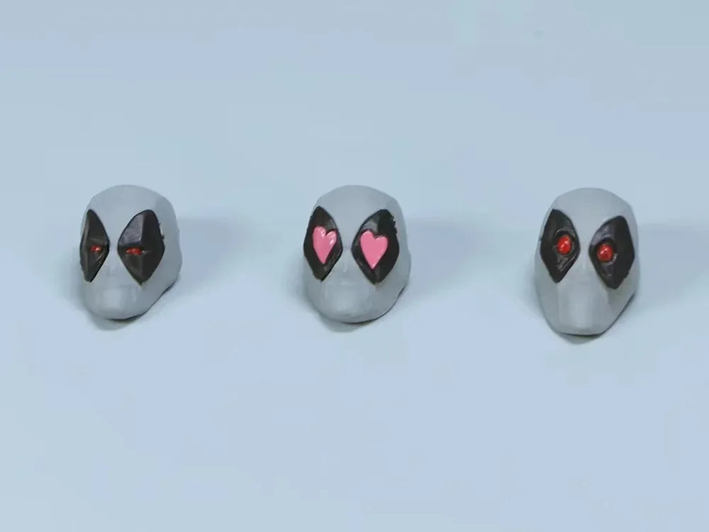 Deadpool 2.0 Grey Action Figure Movable Joints Toy