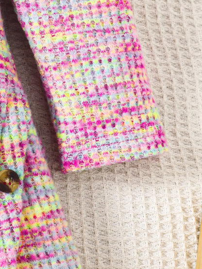 Girls Long Sleeved Knitted Dresses & Handbag (Age 4-7 YRS)