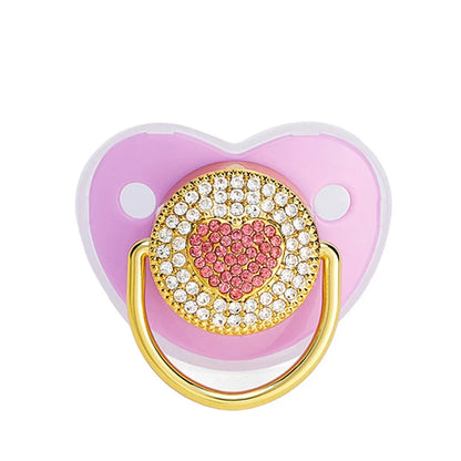 Baby Luxury Rhinestone Zircon Pacifier Dummy