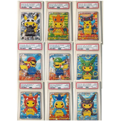 DIY Pokemon PTCG Cosplay P10 Rating Card Pinka 9PCS/Set Anime Peripheral Game Collection Card Holiday Gift