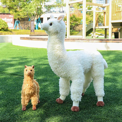 Large Alpaca Plush Stuffed Doll Llama Toy - 38-80CM