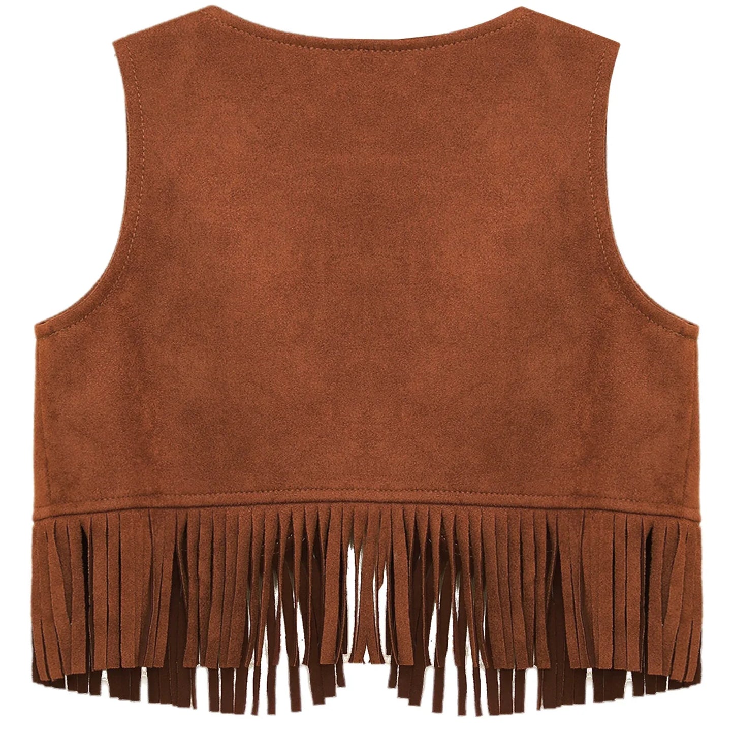 Baby Boys/Girls Western Cowboy Suede Tassels Vest (Age Newborn-24M)