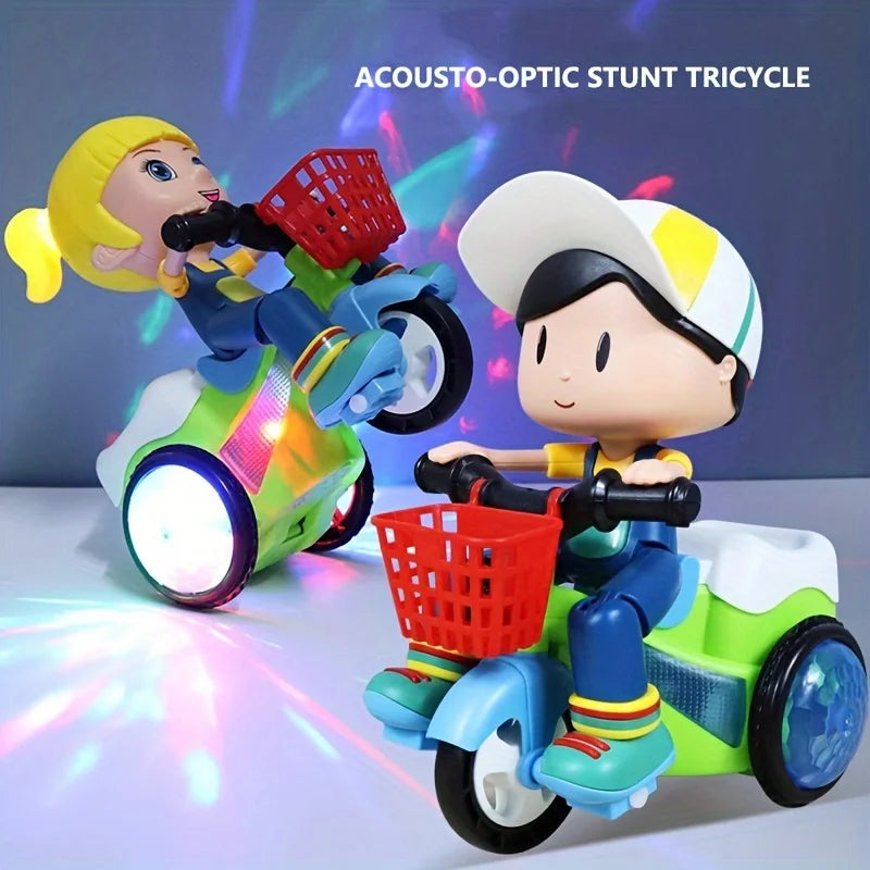 Robot Spinning Tricycle Light Up Toy