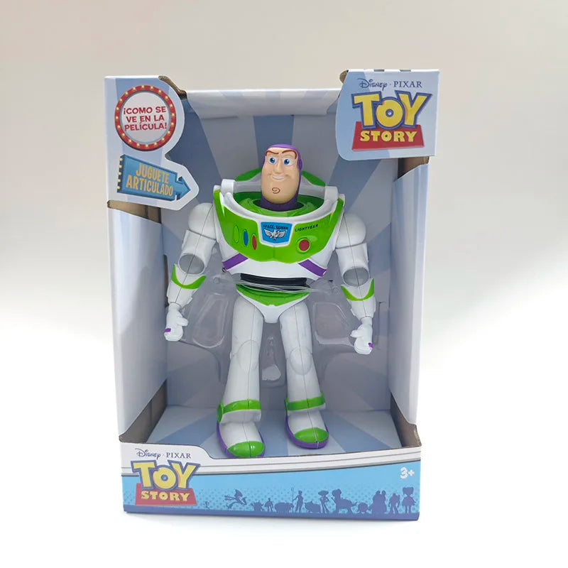 Toy Story Buzz Lightyear Action Figure â€“ Poseable Model Toy | Pixar-Inspired Robot Doll Multicolor Buzz Lightyear