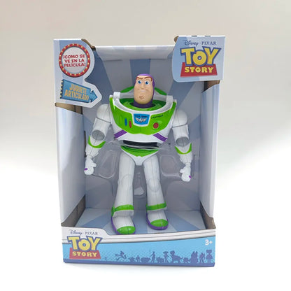 Toy Story Buzz Lightyear Action Figure â€“ Poseable Model Toy | Pixar-Inspired Robot Doll Multicolor Buzz Lightyear