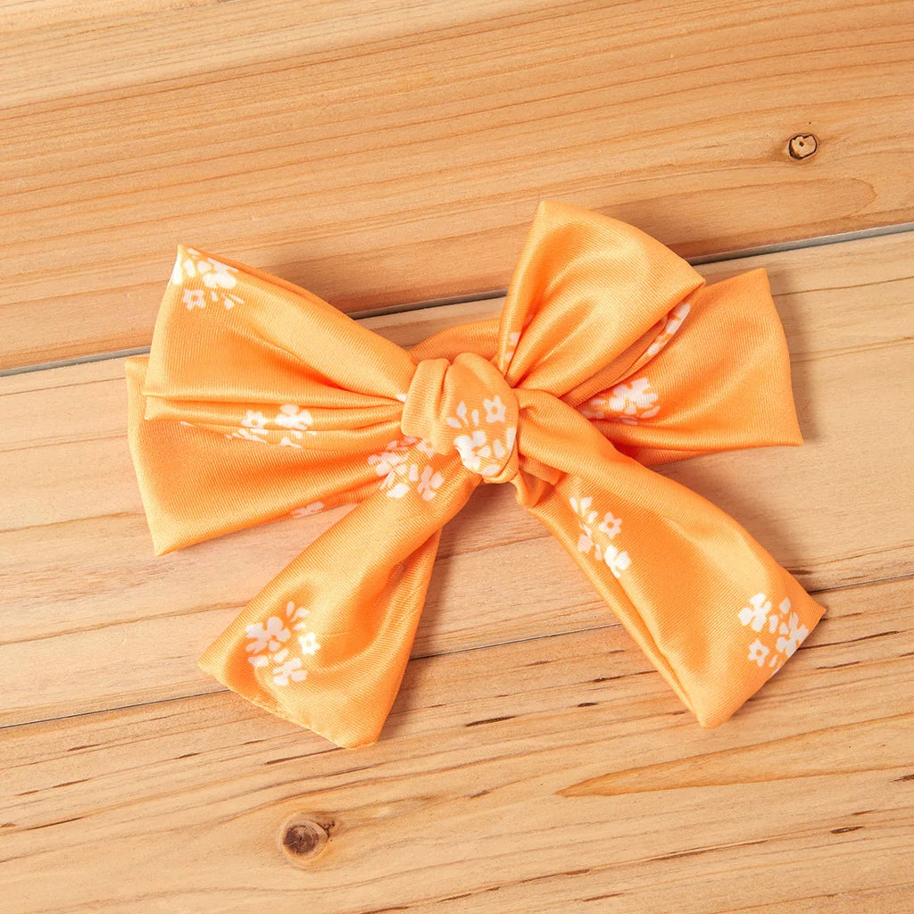 Baby/Toddler Girls Floral Dress Top and Polka Dots Trousers with Headband Set (Age 12M-5YRS)