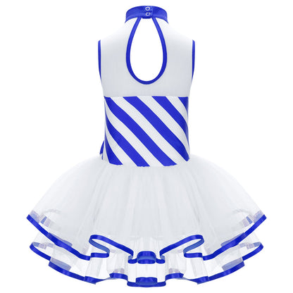 Girls Ballerina Fairy Prom Leotard Dress (Age 4-14 YRS)
