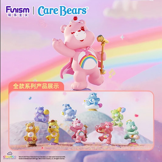 MINISO Care Bears Healing Planet Series Blind Box Mystery Box Caixa Sorpresa Girls Anime Figures Cute Model Birthday Gift