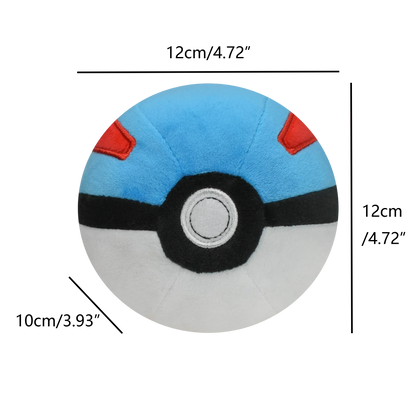 Plush Pokémon Super Master Ball Stuffed Toy Great Ball