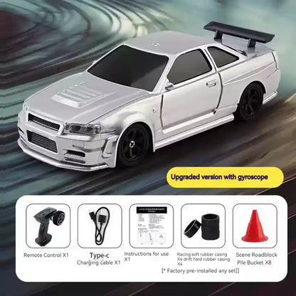 Jiabaile With Gyroscope 1:43 Mini Four-Wheel Drive Drift Remote Control Car