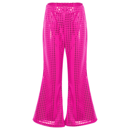 Kids Sequin Flared Trousers (Age 24M-16YRS)
