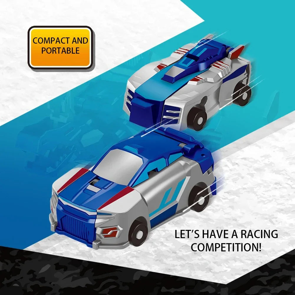 Unicorn Transformer Magic Car Toy â€“ 2-in-1 Magnetic Collision Vehicle | DIY Transforming Robot