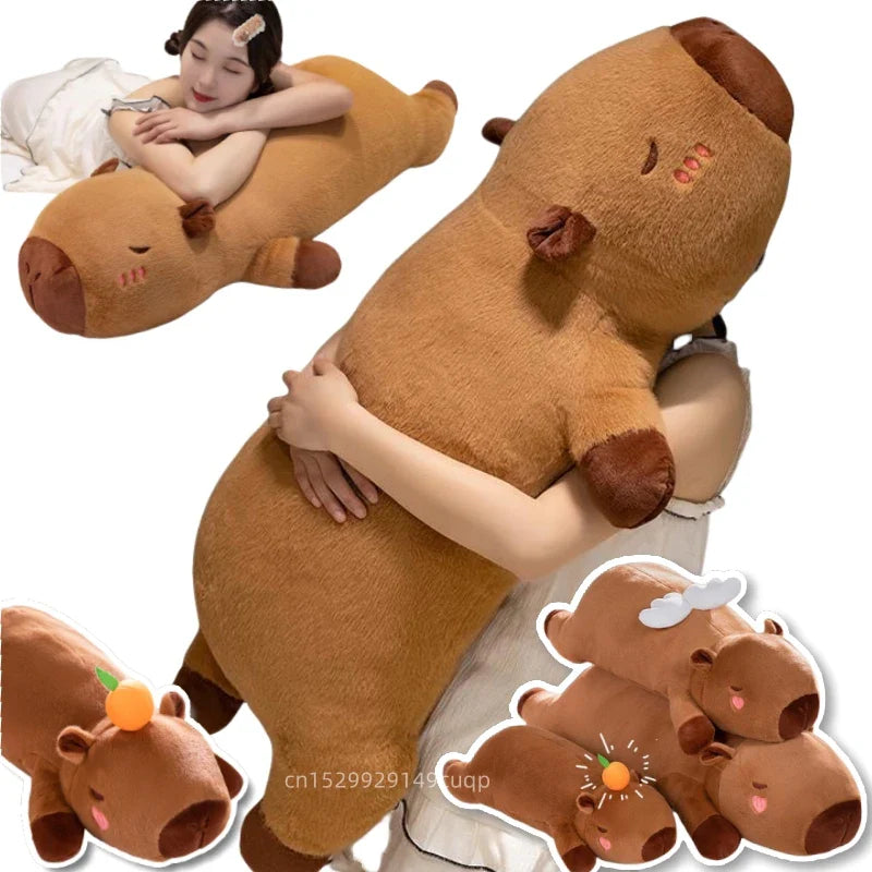 Giant Plush Capybara Stuffed Doll Pillow - 60cm-100cm