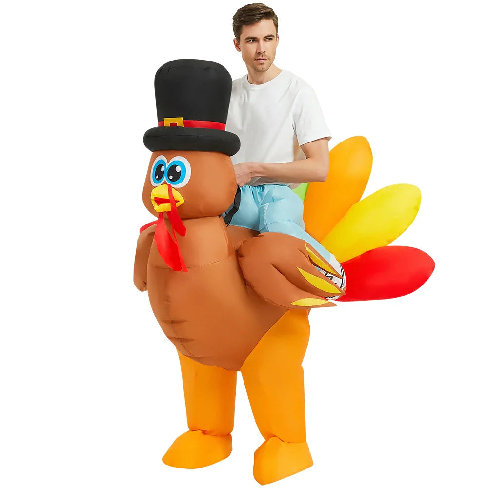 Adult Chicken Inflatable Rooster Costume Animal Flamingo Costume