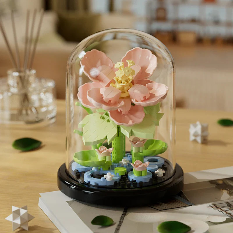 Creative Building Block Flower Display 247pcs