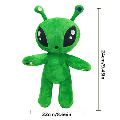 Plush Green Alien Stuffed Toy - 24cm