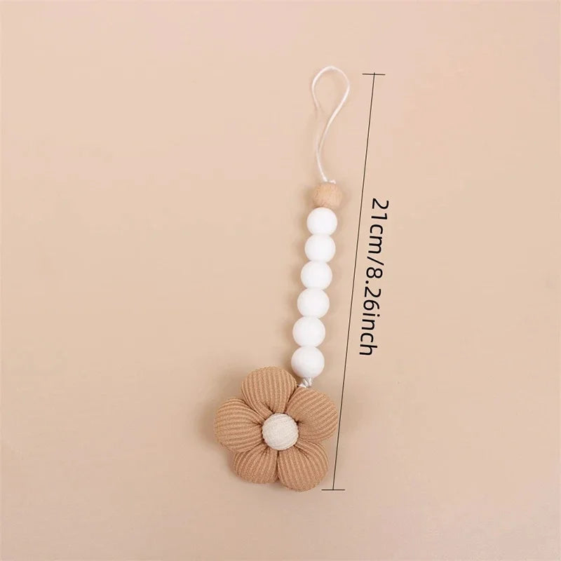 Baby Silicone Flower Pacifier Chain