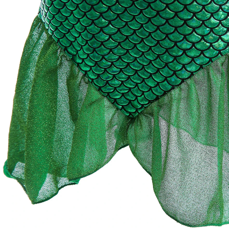 Girls Ariel Princess Dress Up Costume (Age 3-10YRS)