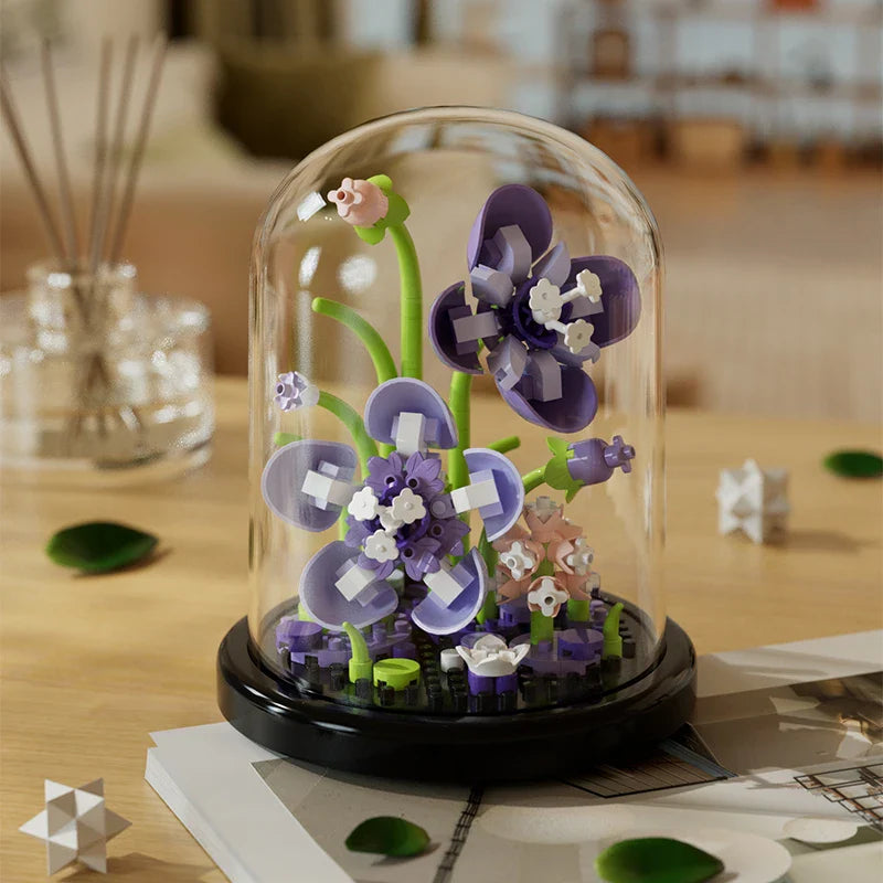 Creative Building Block Flower Display 243pcs